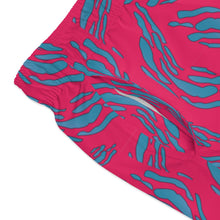 Load image into Gallery viewer, Berry Wavey Swim Trunks