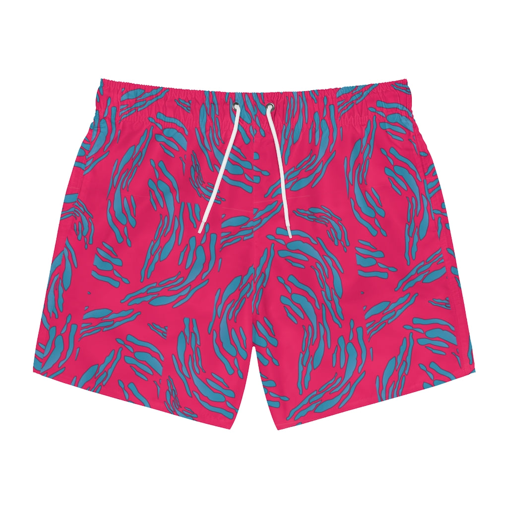 Berry Wavey Swim Trunks